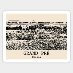 Grand Pré - Canada Sticker